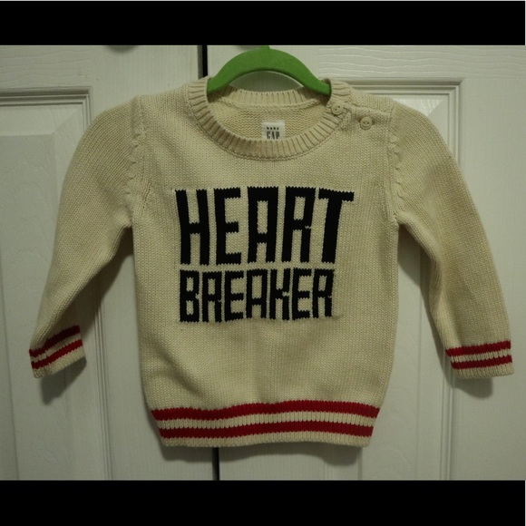 Baby Gap Heart Breaker Sweater - Picture 1 of 3